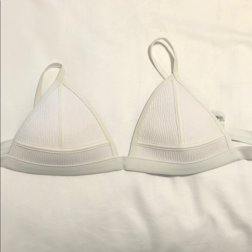 TRIANGL White Bikini Top
